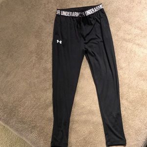 Under Armour track pants girls sz YMD/JM/M